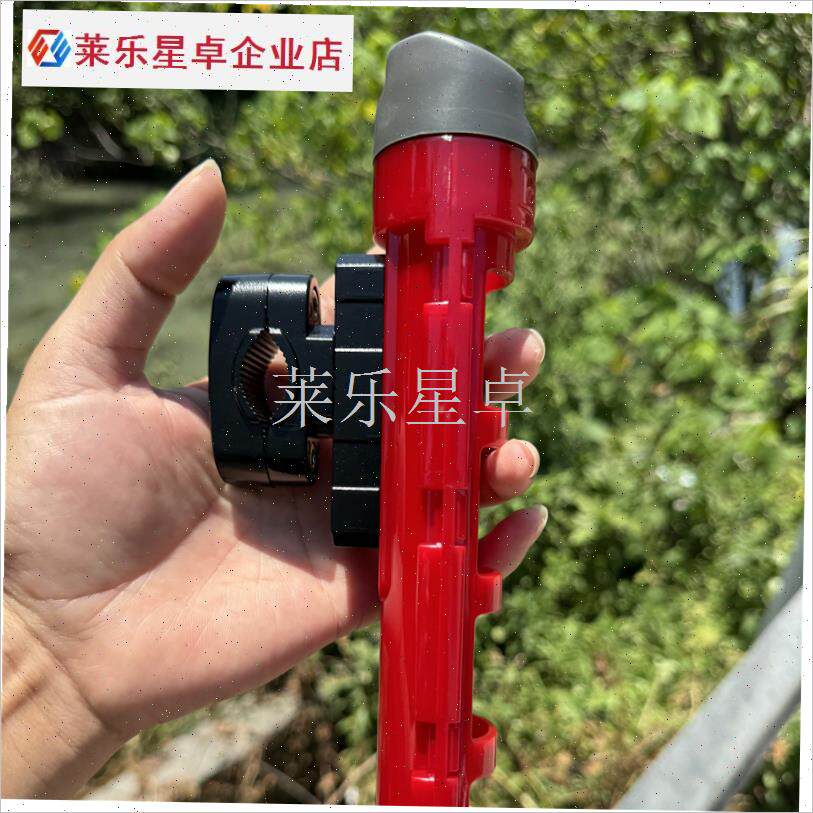 户外便携垂钓渔具电动q车摩托踏板车车载路亚夹管式Y支架筒鱼竿.