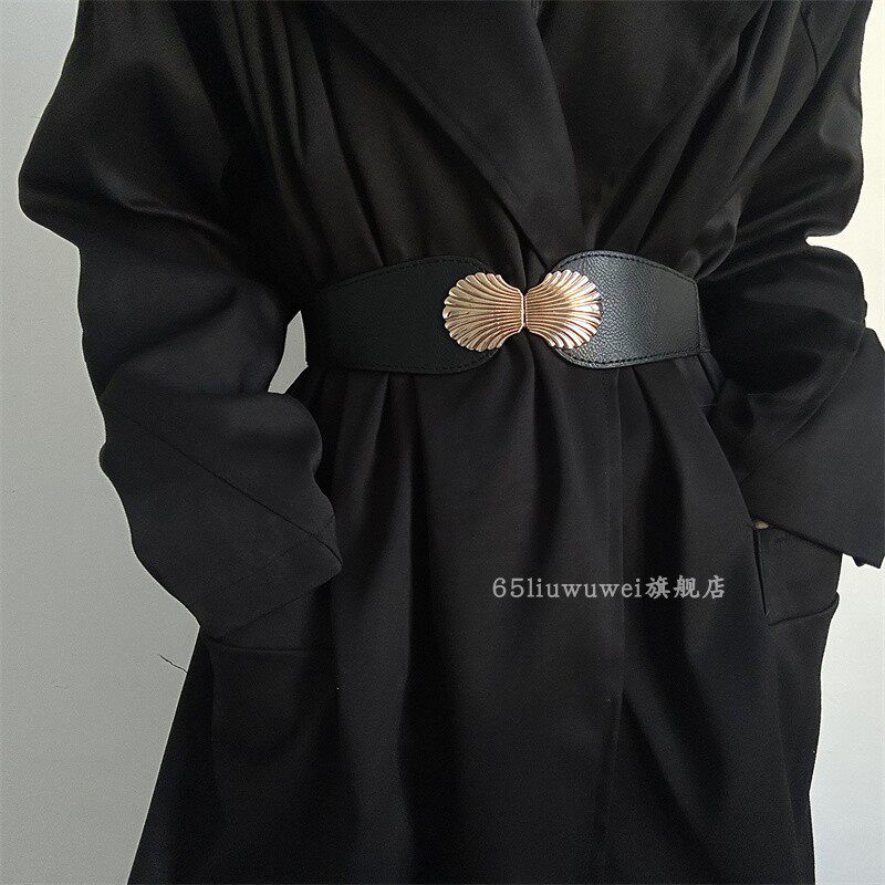 配裙子西装外套收腰束腰