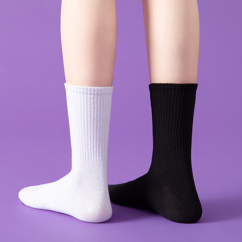 2025新款纯色百搭长袜