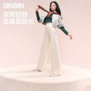 垂感百搭休闲小个子显瘦直筒加绒女裤 女冬季 卫裤 SIINSIIN2025新款