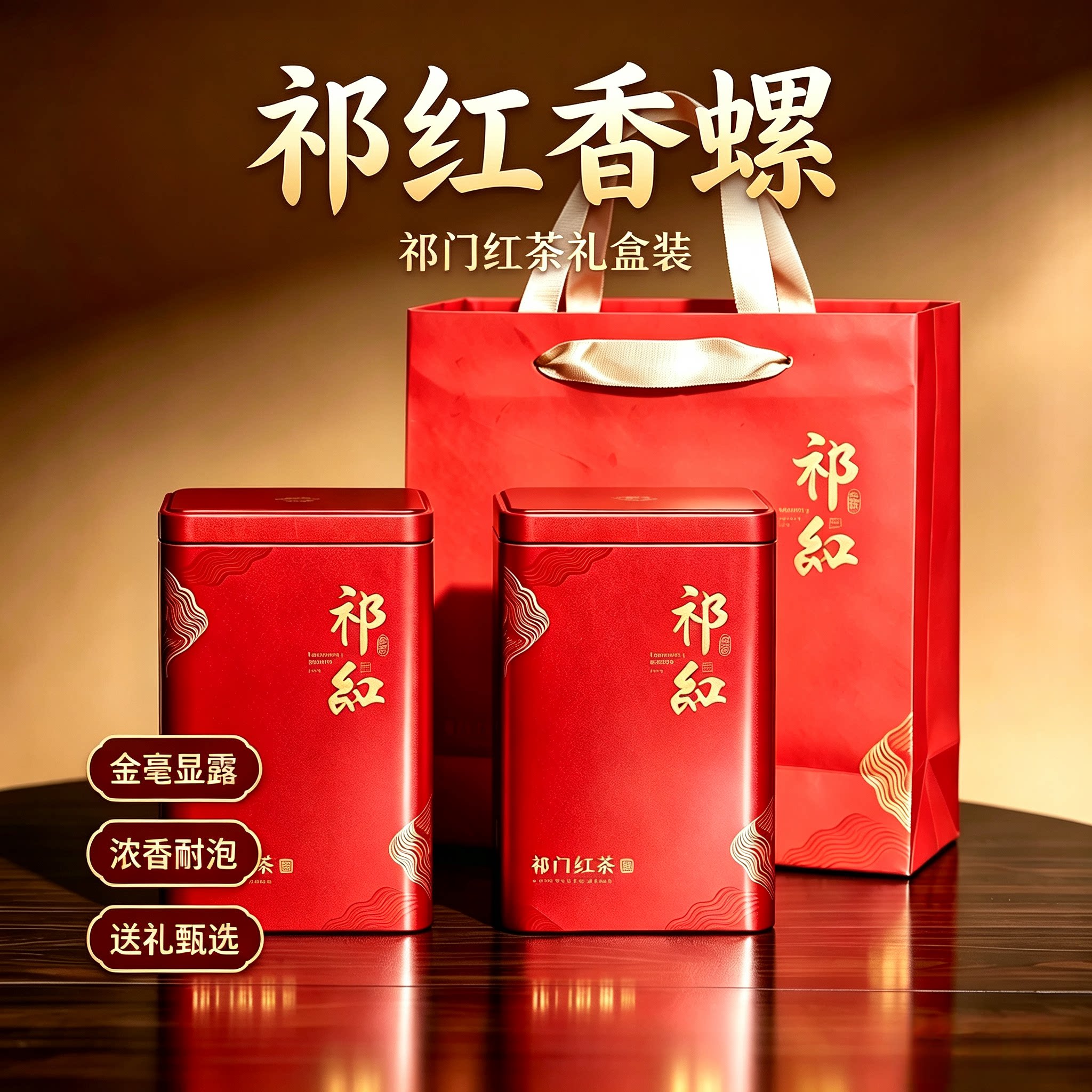 祁门红茶官方旗舰店特级浓香型红茶正宗安徽茶叶春茶自己喝口粮茶