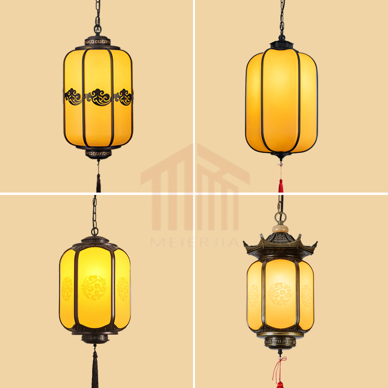 美而家新中式仿古庭院户外吊灯
