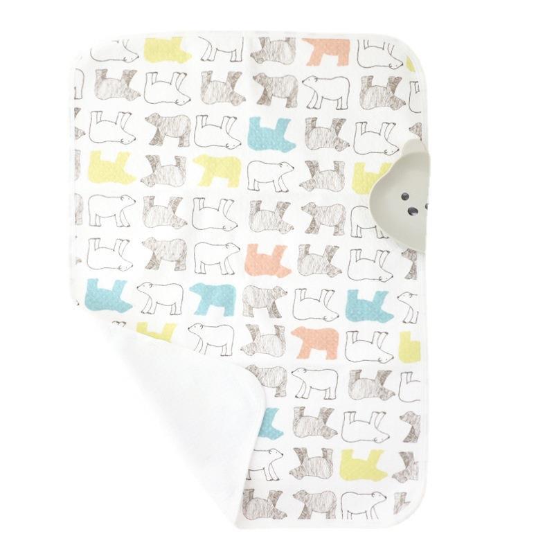 硅胶防滑棉布隔尿垫新生儿宝宝尿垫妇女月经垫婴儿可机洗隔尿床垫