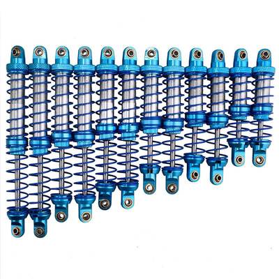 RC遥控模型车1:10仿真攀爬车全金属双段弹簧油压避震器改装减震器