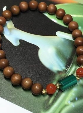 弥刻印度老山檀香手串6mm