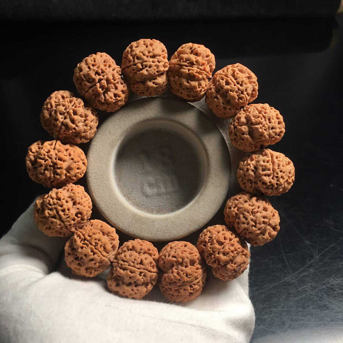 一物一拍藏品金典梅花尼泊尔5瓣大金刚22mm黄皮双龙爆肉蜂窝矮桩