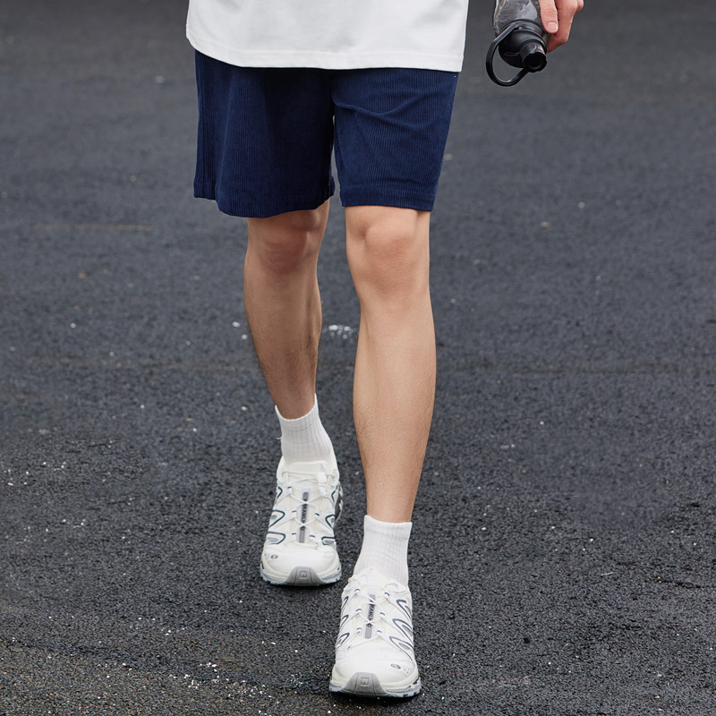蔡哥哥男装2025宽松运动休闲百搭五分沙滩短裤直筒裤流行潮牌N111