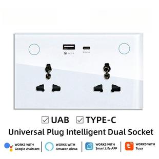 147智能插座homekit墙壁WIFI带U+C通用英规万用孔计电量