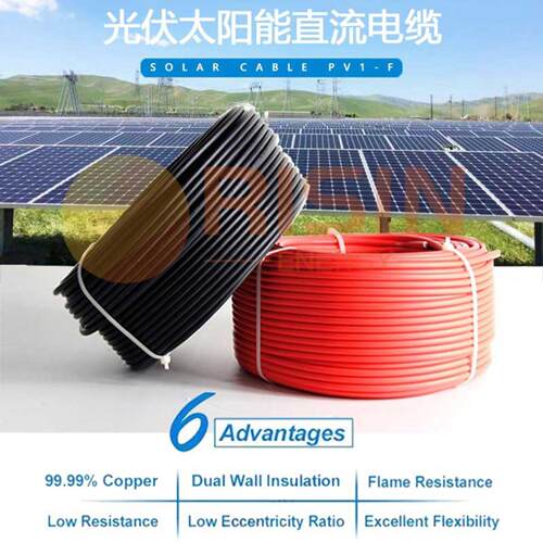 交联聚乙烯XLPO绝缘光伏电缆太阳能1.8KV PV1-F 2PfG 1169