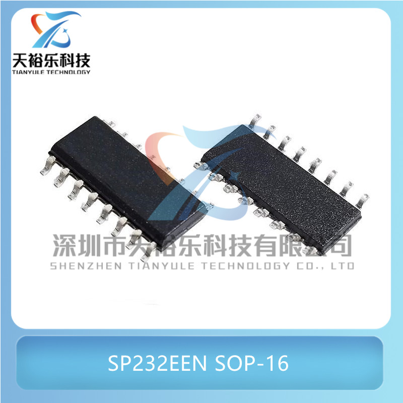 国产全新 SP232EEN SP232EEN-L/TR RS-232收发器IC 芯片 SOP16