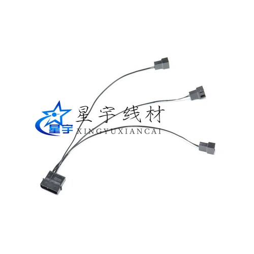 大4D/4P接口风扇大4P转小3PIN母