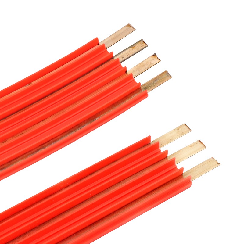 无接缝滑触线导电轨4极天车安全行车滑线导轨3极无接缝滑线4极20