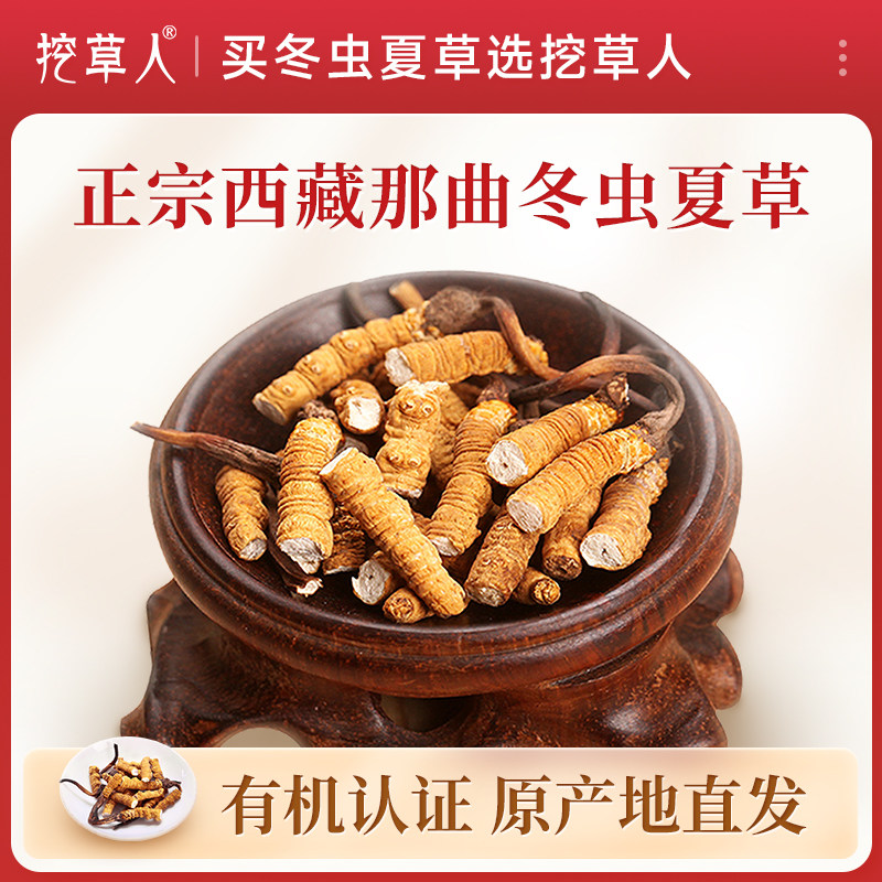 正宗西藏那曲野生冬虫夏草断草虫草礼盒干货正品官方旗舰店自用装