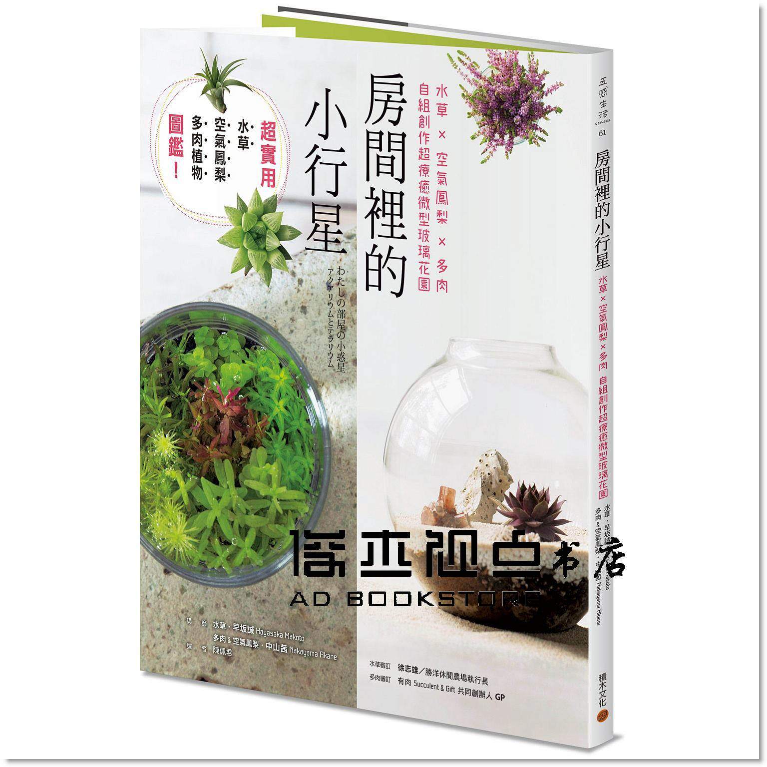 预售 早坂誠《房間裡的小行星:水草x空氣鳳梨x多肉》 [積木]
