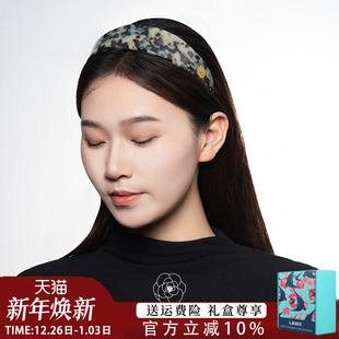 L9000 发卡带齿防滑头饰 复古玳瑁色宽边醋酸发箍外出百搭博主同款