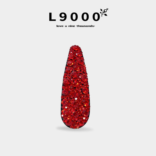 L9000/高端红色水钻刘海夹