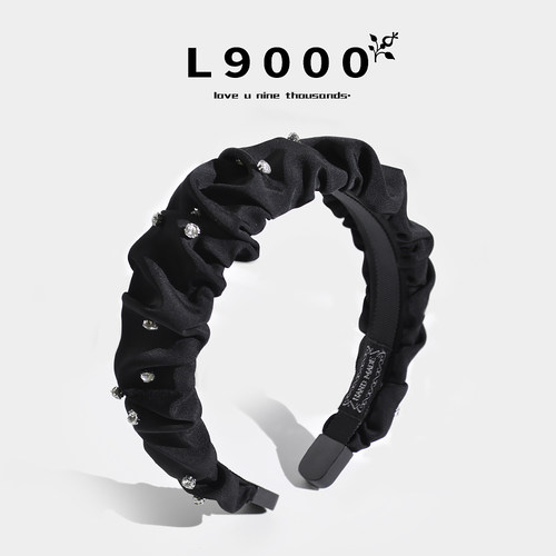 L9000/温柔法式复古重工褶皱发箍