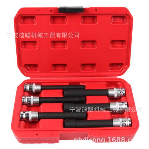 6pcE型超长套筒6件套1/2加长套筒汽保工具汽修工具