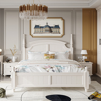 逸涵木业美式床轻奢实木床1.5米双人床约公主床1.8米储物床
