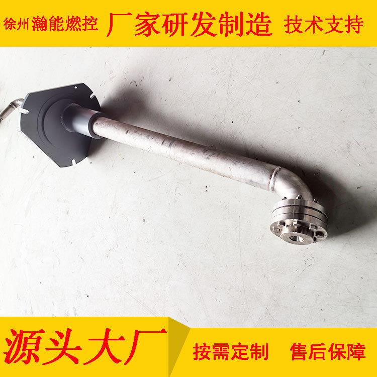 外混双介质喷枪SCEN080B31-25-1750-104-B2喷枪长度1751mm