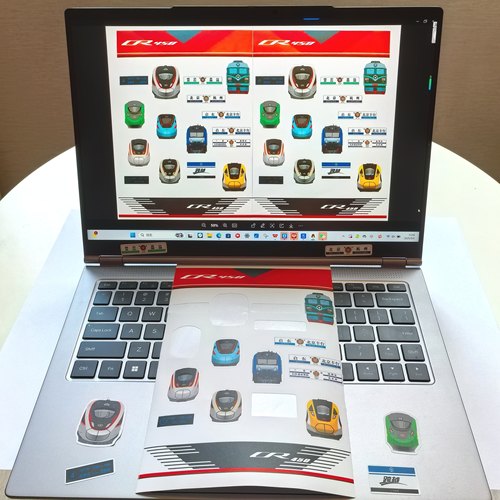 中国高铁复兴号文创贴画