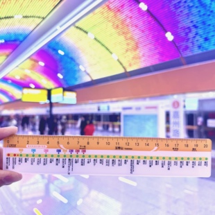 重庆轨道交通成都地铁文创直尺亚克力尺学生文具旅游纪念品伴手礼