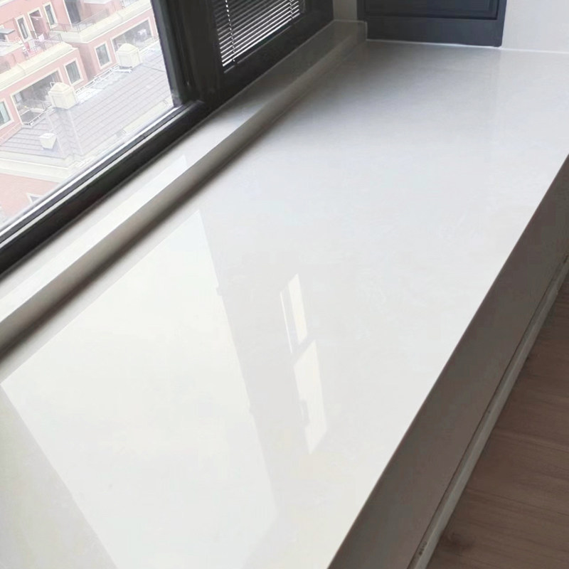 大理石材飘窗套台面门槛阳台包边楼梯极简人造窗台石英石岛台定做