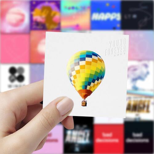 BTS防弹少年团专辑封面装饰贴画