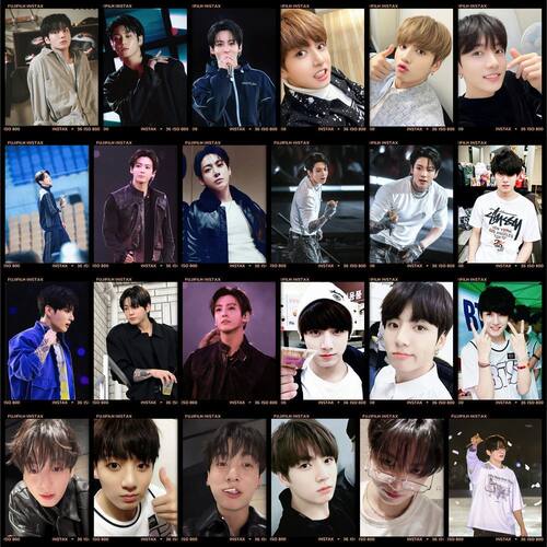 BTS防弹少年团田柾国拍立得贴纸