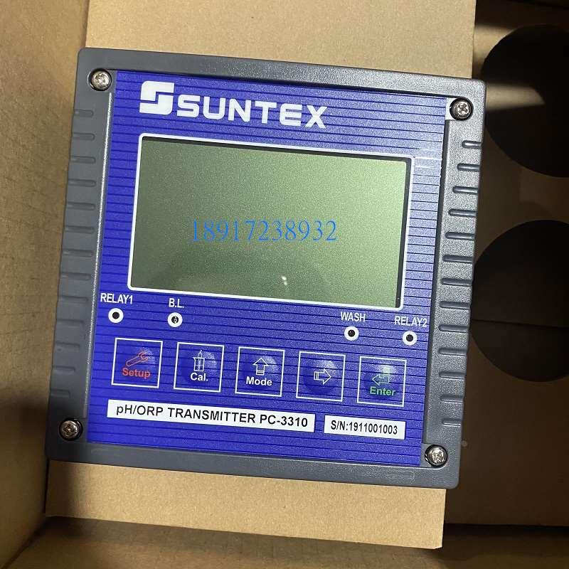 台湾SUNTEX上泰PC-3310/SET套装工业在线式pH/ORP变送器监测仪
