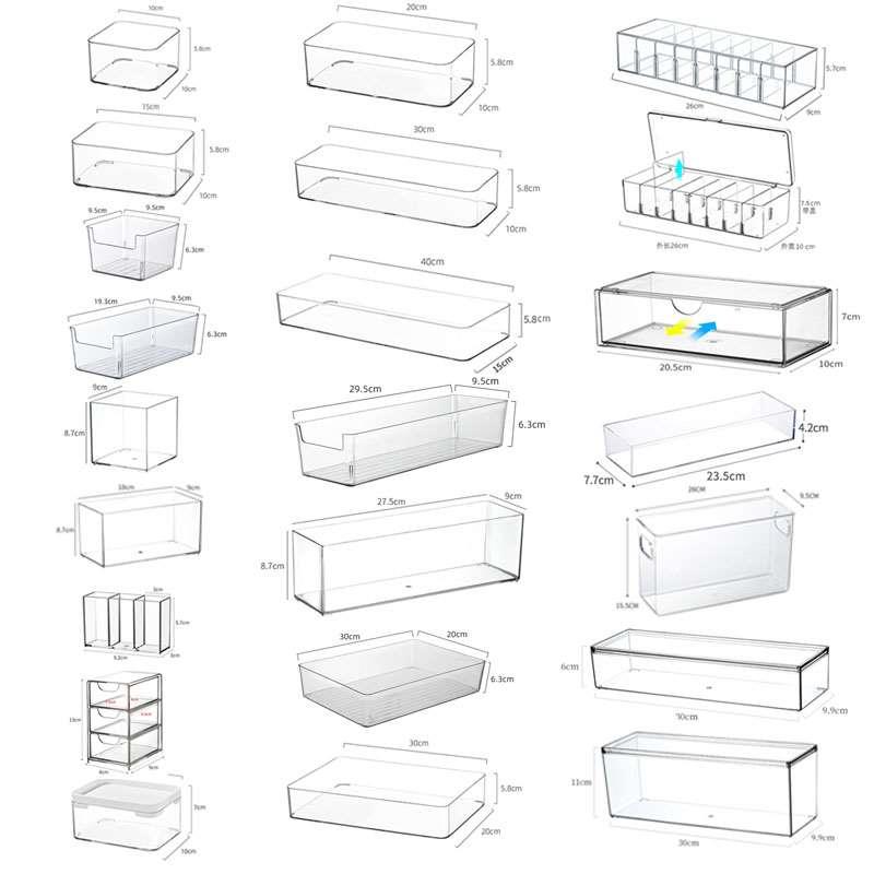 桌面收纳盒手账贴纸便签吧唧便利贴徽章卡牌卡片眉笔刷镜柜筷子