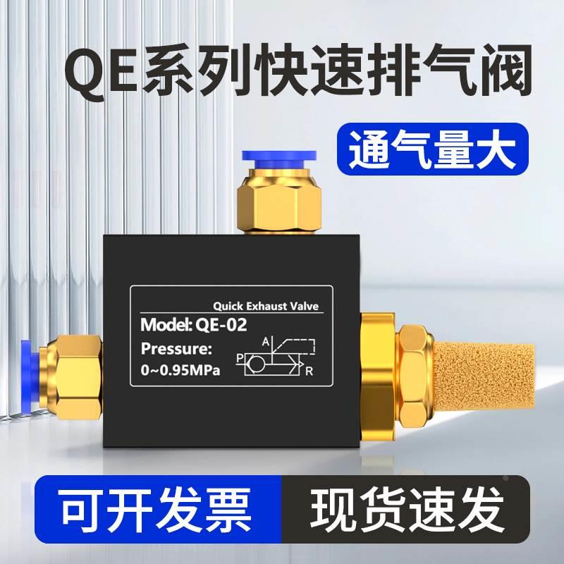 QE-01快速排气阀自动快排阀QE-02气缸行程控制阀QE-03-04气动开关