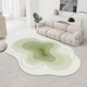 奶油风客厅地毯舒适感沙发茶几毯绒面设计卧室地垫温馨简约风地毯