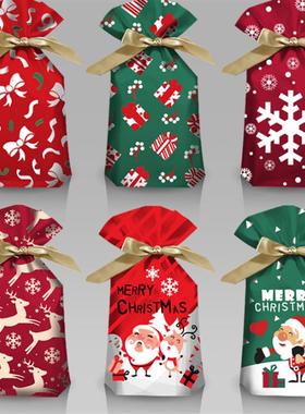 50pcs Merry Christmas Kraft Candy Paper Bag Gift Bags