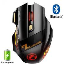 Rechargeable Wireless Mouse Bluetooth Gamer Gaming Mouse Com