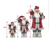 40 Style Christmas Doll 30CM Santa Claus Elk Snowman New Yea