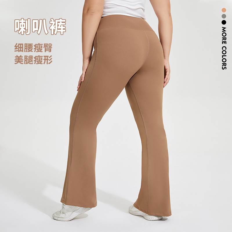 234XL Plus Size buttock Lifting Yoga Workout Pants大码瑜珈裤