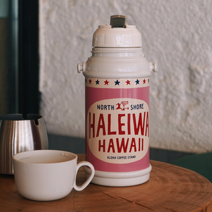 haleiwa儿童保温杯进口保温水壶大容量直饮口水杯吸管保温壶