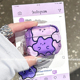 紫色半透小怪兽挂饰适用airpodspro2苹果无线蓝牙耳机套airpods2女4新款 airpods3软耳机壳防摔保护套可爱趣味