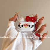 ins风透明可爱卡通适用airpodspro2保护套新4代airpods3耳机套二代苹果airpodspro3耳机保护套无线蓝牙耳机壳