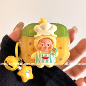 个性 立体奶油星星人适用airpodspro3保护套新款 airpods4耳机套三代pro2苹果无线情侣可爱卡通耳机保护壳女款