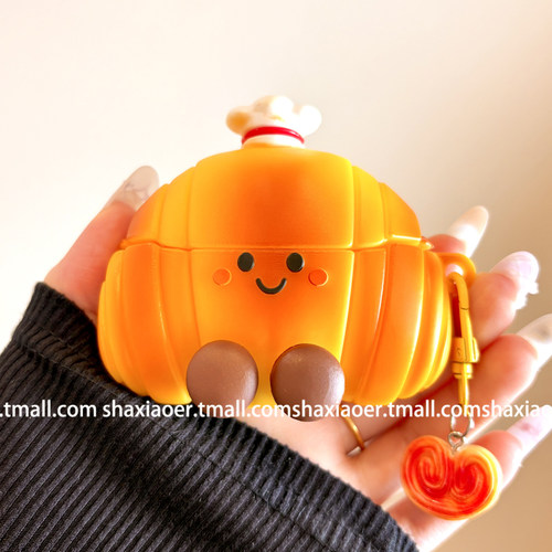 厨师帽立体可颂耳机壳
