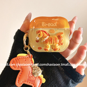 立体树脂小马适用airpods4保护壳airpodspro3保护套新款 苹果耳机保护壳pro2耳机套女款 二三4代耳机壳马年新年