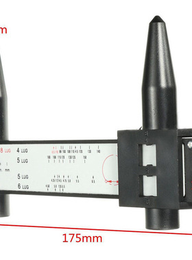 跨境PCD卡尺PCD尺8LUG距工具孔孔尺测量轮毂轮毂尺子改装距