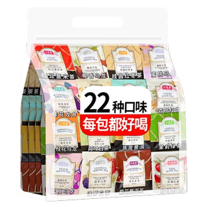 22种混合口味蜜桃桂花乌龙组合适合女生喝的花果茶养生冷袋泡茶包