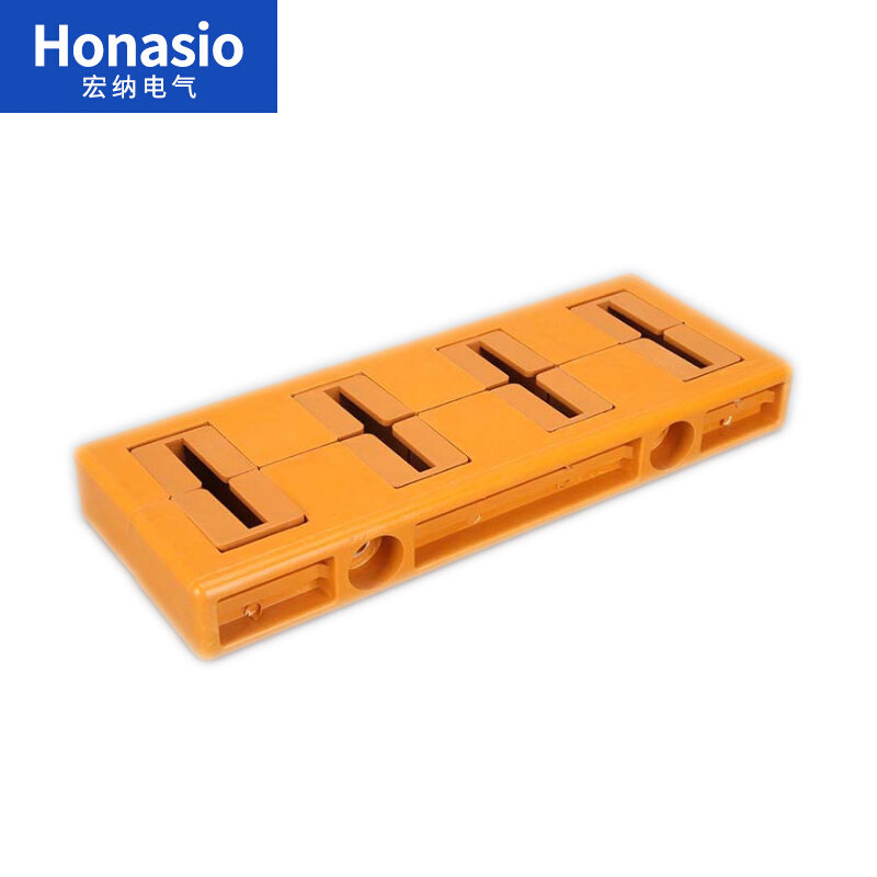 电气母线框单排 双排 四项间距80母线夹 gck柜用铜排夹 pmj1 pmj2