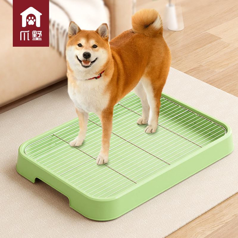 狗狗厕所宠物专用便便盆不锈钢防踩屎砂盆尿尿盆小型犬大小便