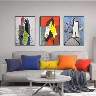 modern minimalist abstract hand Picasso triple combination