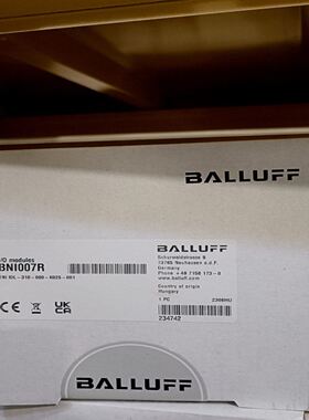 巴鲁夫BALLUFF I/O模块，型号BNI007R，正