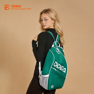 ODEA网球包男女通用板球单肩背包大容量绿色户外休闲运动包